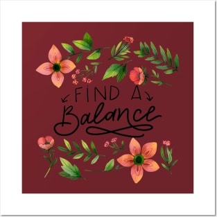 Find A Balance Posters and Art